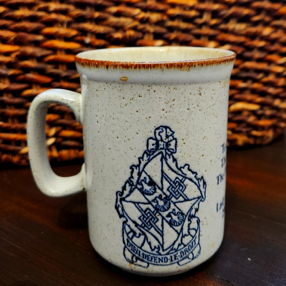 Vintage Royal Weddig Mug By Dunoon Ceramics